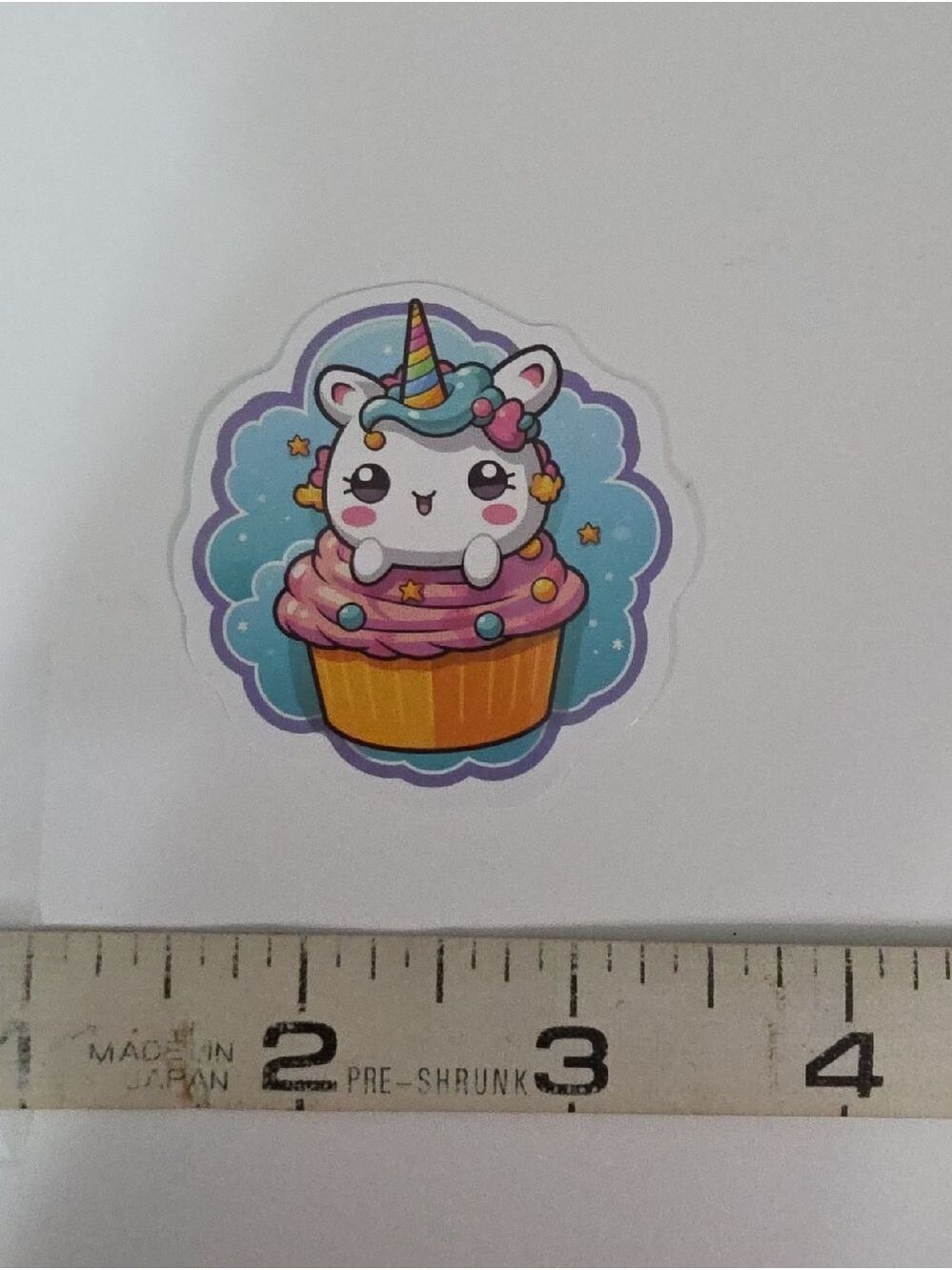 Cute Rainbow Unicorn & Star Sticker Set - Lot Of Ten - Picture 6 of 11